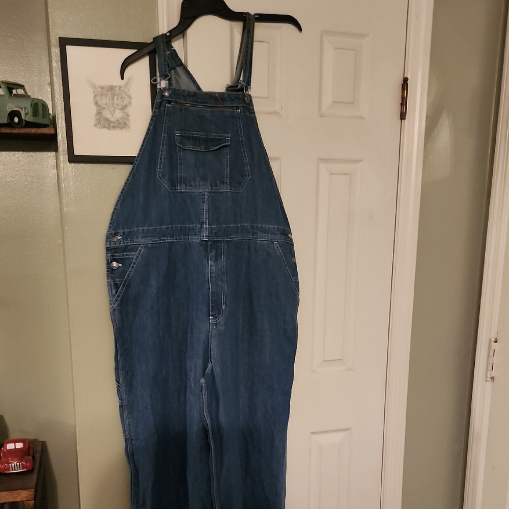 Craft Men's Blue Denim Overalls